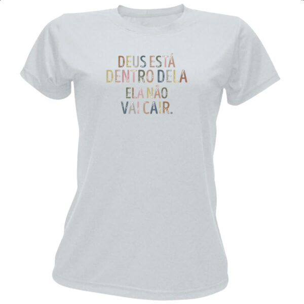 Camiseta Baby Look Gospel Salmos 46.5