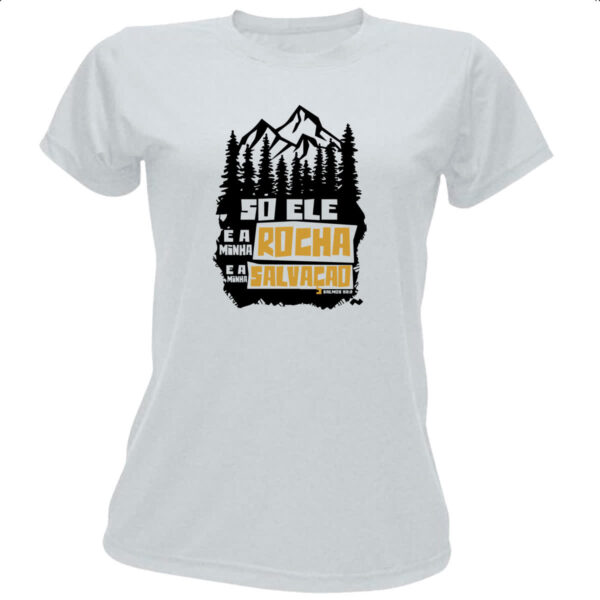 Camiseta Baby Look Gospel Salmos 62.2