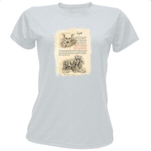 Camiseta Baby Look Grimm Livro Coyotl