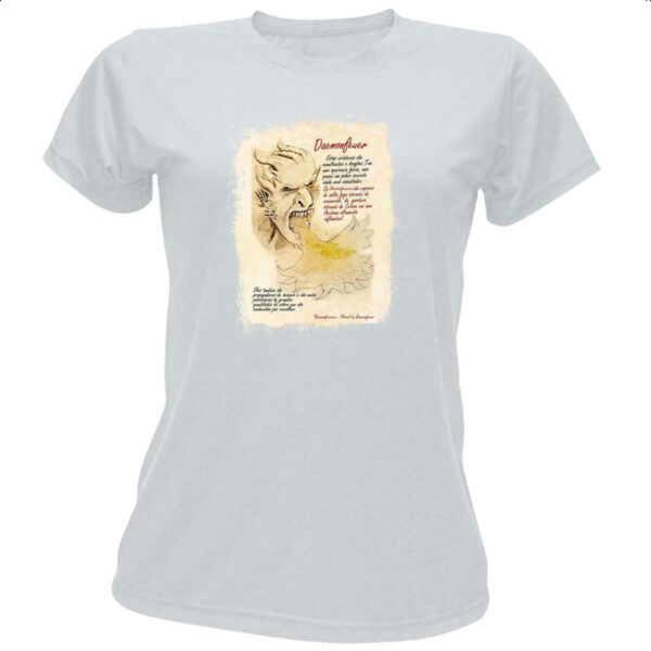Camiseta Baby Look Grimm Livro Daemonfewer