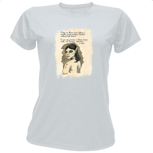 Camiseta Baby Look Grimm Livro Musai