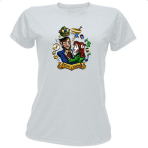 Camiseta Baby Look Grimm Monroe e Rosalee Time e Thyme