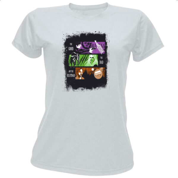 Camiseta Baby Look Grimm The Good Bad and Blutbad