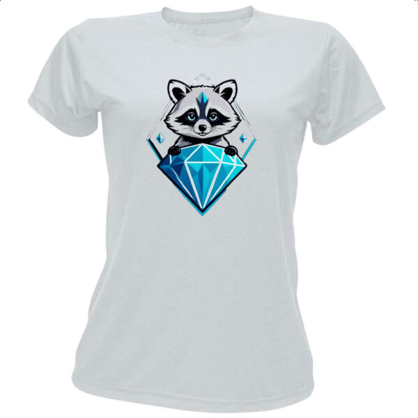 Camiseta Baby Look Guaximim com diamante