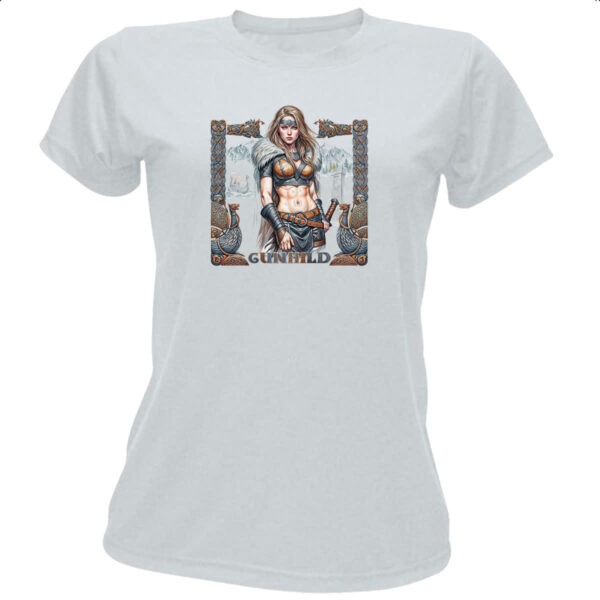 Camiseta Baby Look Guerreira Viking Gunhild
