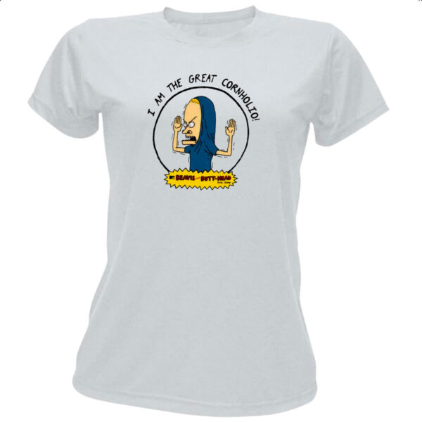 Camiseta Baby Look I am the great cornholio