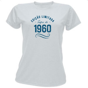 Camiseta Baby Look Ano de safra 1960