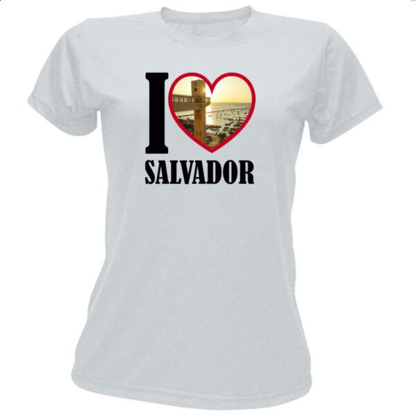 Camiseta Baby Look I love salvador