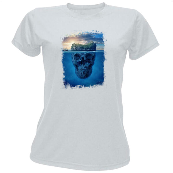 Camiseta Baby Look Ilha da caveira 5