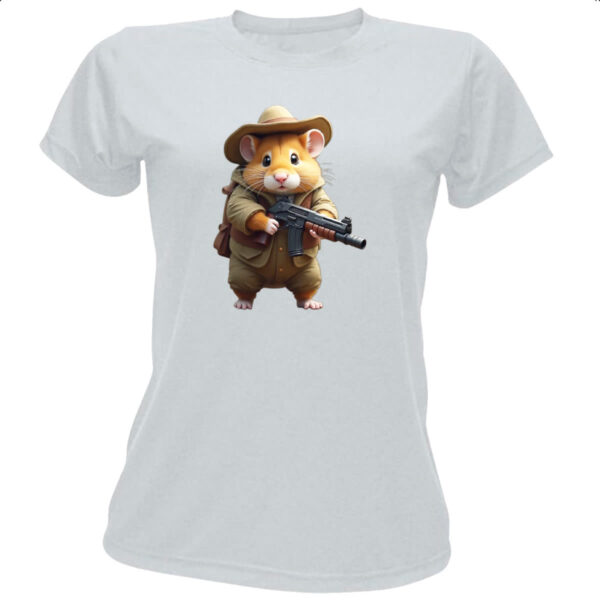 Camiseta Baby Look Indiana Hamster