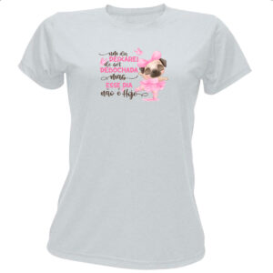 Camiseta Baby Look Ironico Um dia deixarei de ser debochada
