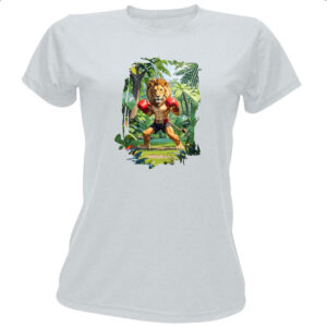 Camiseta Baby Look Leao pugilista