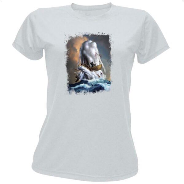 Camiseta Baby Look Lendas do Mar Moby Dick 02