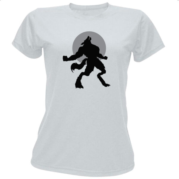 Camiseta Baby Look Lobisomen ao luar