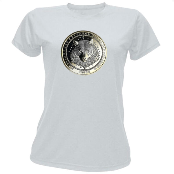Camiseta Baby Look Lobo coin