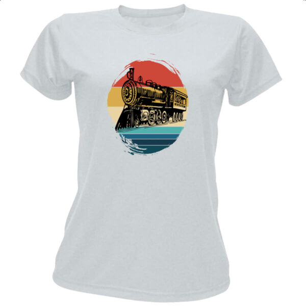 Camiseta Baby Look Locomotiva Sunset