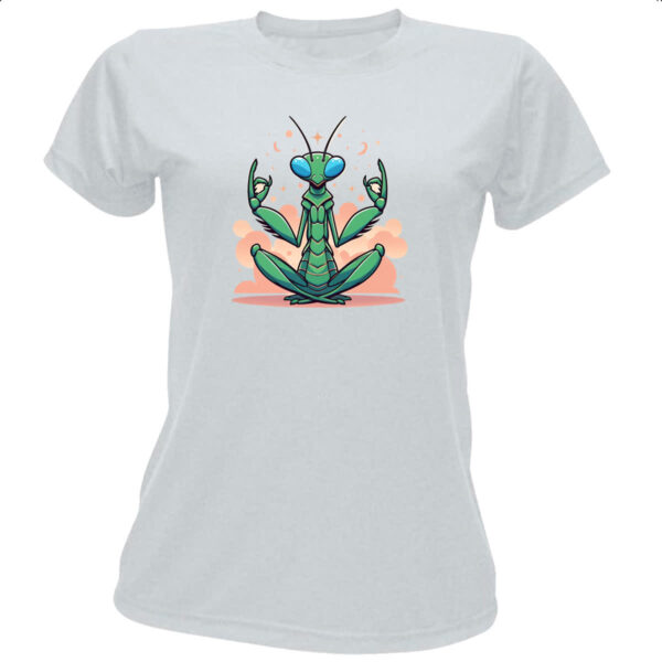 Camiseta Baby Look Louva Deus Meditando