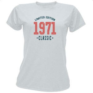Camiseta Baby Look Limited Edition Classic 1971