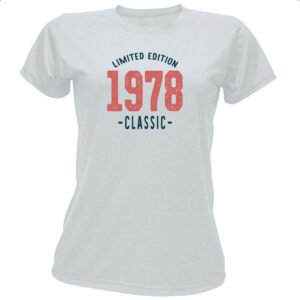 Camiseta Baby Look Limited Edition Classic 1978