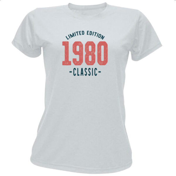 Camiseta Baby Look Limited Edition Classic 1980