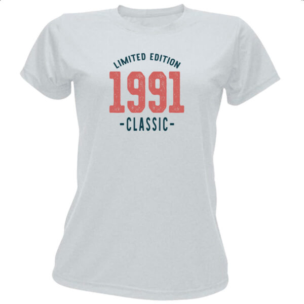 Camiseta Baby Look Limited Edition Classic 1991