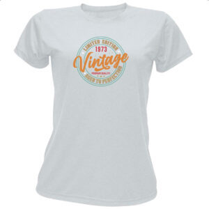 Camiseta Baby Look Limited Edition Vintage 1973