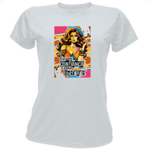 Camiseta Baby Look Mulher exala liberdade