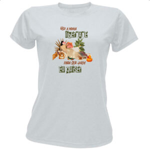 Camiseta Baby Look Mulher liberdade
