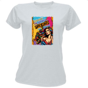Camiseta Baby Look Mulher resiliente
