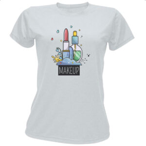 Camiseta Baby Look Makeup batom