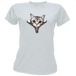 Camiseta Baby Look Manx no ziper