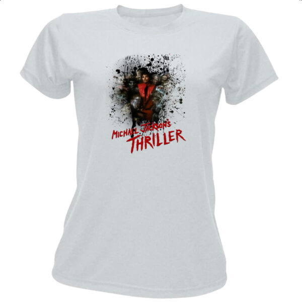 Camiseta Baby Look Michael Jackson Thriller 02
