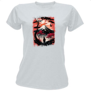 Camiseta Baby Look Montanha Fugi Japao 1