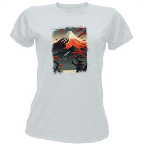 Camiseta Baby Look Montanha Fugi Japao 2