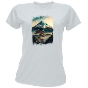 Camiseta Baby Look Montanha Fugi Japao 3