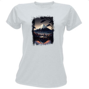 Camiseta Baby Look Montanha Fugi Japao 7