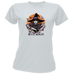 Camiseta Baby Look Mulher bruxa