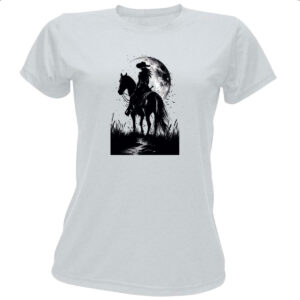 Camiseta Baby Look Mulher cowgirl sunset PB
