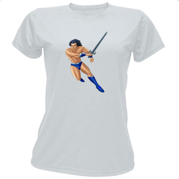 Camiseta Baby Look Nostalgia Golden Axe Ax Battler