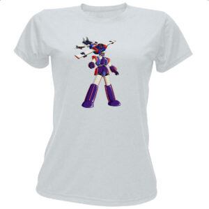 Camiseta Baby Look Nostalgia Pirata do espaco