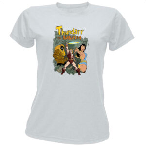 Camiseta Baby Look Nostalgia Thundarr o barbaro