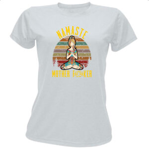 Camiseta Baby Look Namaste mother f