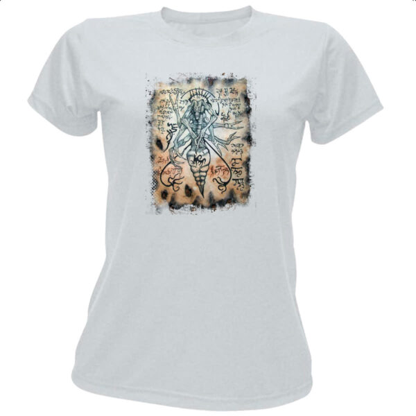 Camiseta Baby Look Necronomicon Fragmento Larp