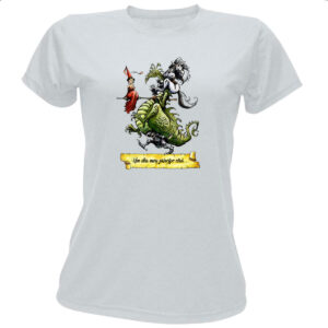 Camiseta Baby Look Um dia meu principe vira