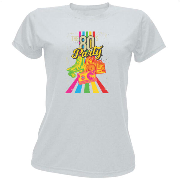 Camiseta Baby Look Anos 80 Raiz