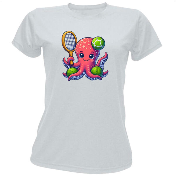 Camiseta Baby Look Octopus Tenista