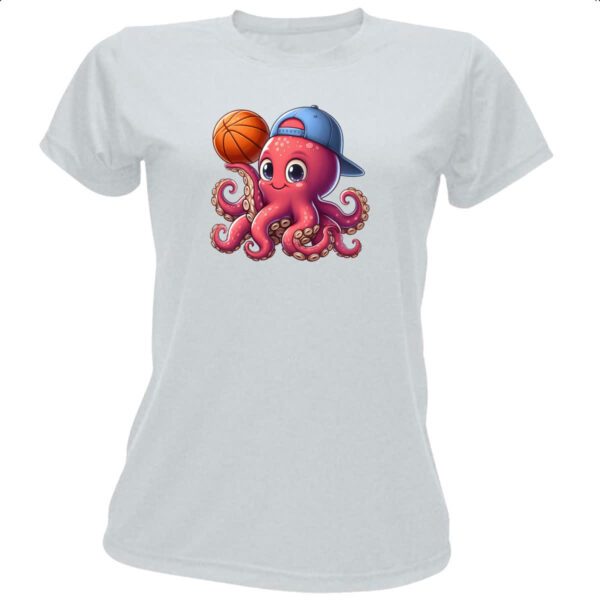 Camiseta Baby Look Octopus basquete