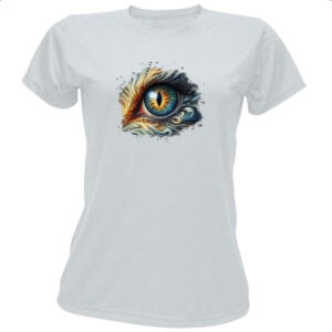 Camiseta Baby Look Olho de dragao watercolor