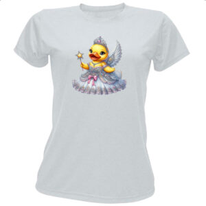 Camiseta Baby Look Patinho de borracha Fada