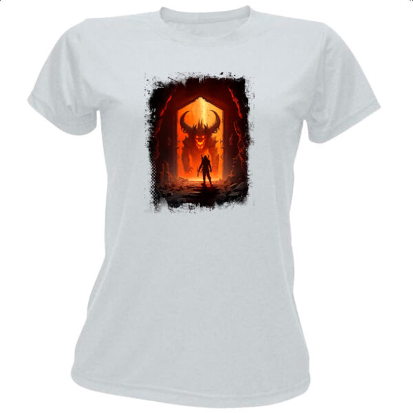 Camiseta Baby Look Portal do inferno 1
